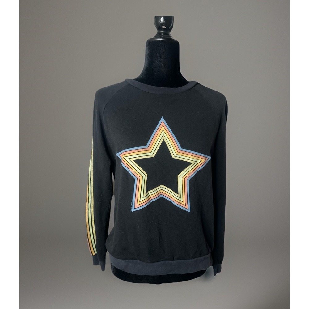 Lauren Moshi Star Sweatshirt Pullover Top Size Small